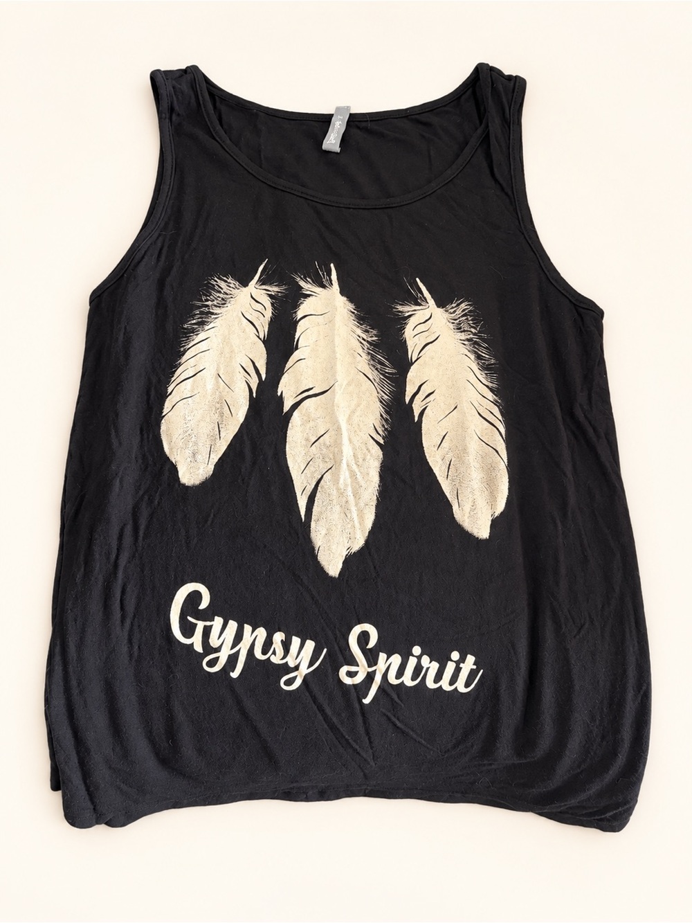 Gypsy Spirit Black Tank Top